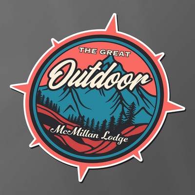 5" x 5" Vinyl Die Cut Sticker