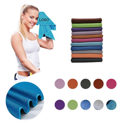 Multicolor Solid Cooling Towel