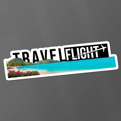 15" x 3.75" Vinyl Die Cut Sticker